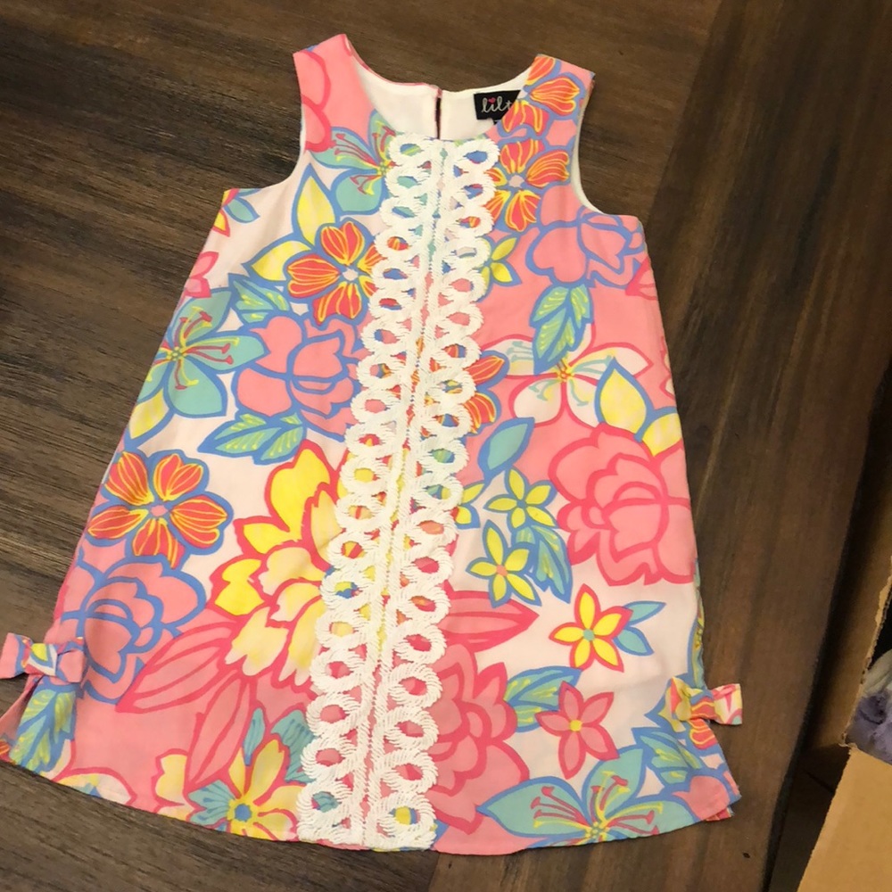 Bright girls dress